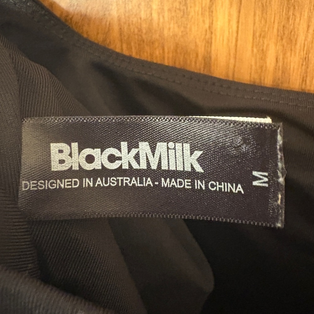 BlackMilk Matte Black Tank Top - Picture 5 of 5